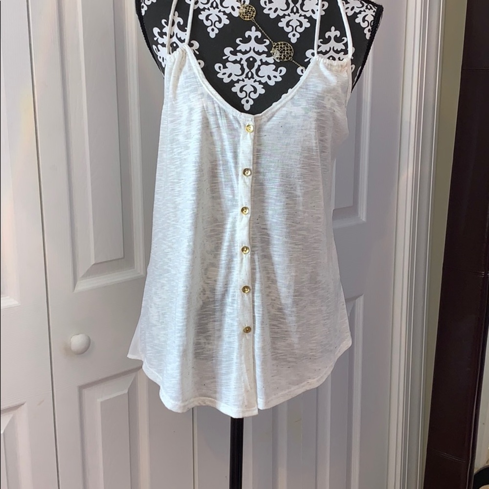 Arden B Chiffon Mixed Top Size Medium